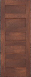 Flat  Panel   Monticello  Sapele  Doors